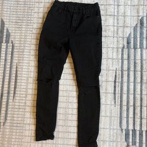 BDG Twill Twig Black Ripped Jeans